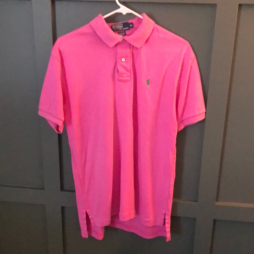 Men’s Pink Polo by Ralph Lauren medium